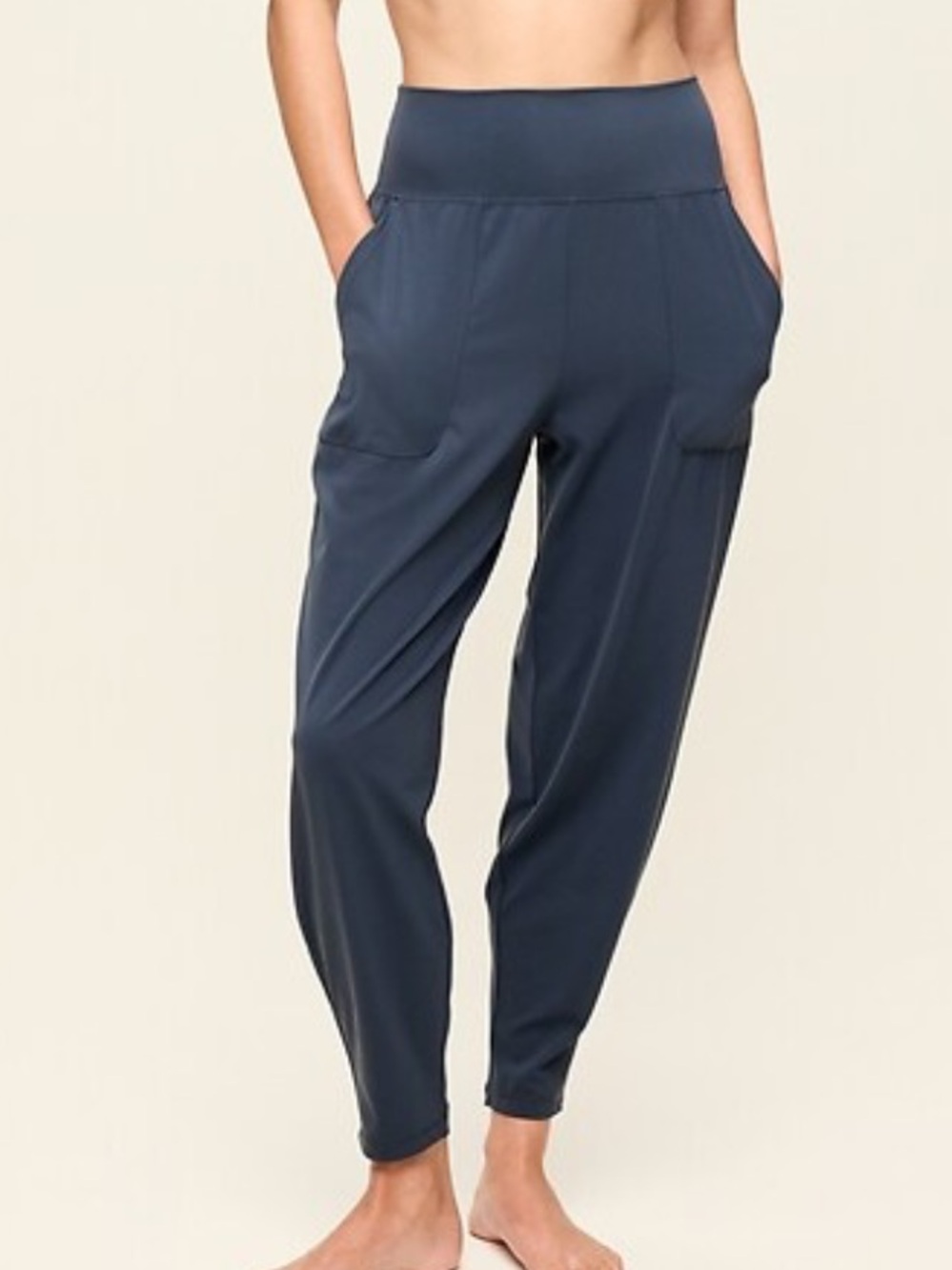 NWT Old Navy Studiosmooth navy blue athletic joggers